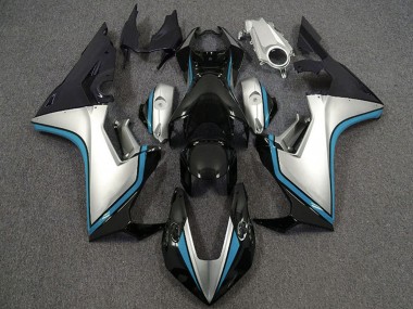 Carenados Moto Honda CBR1000RR 2017-2023 - Plata Azul Claro Negro Brillante Fábrica