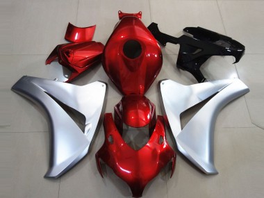 Carenados Moto Honda CBR1000RR 2008-2011 - Plata Rojo Fábrica