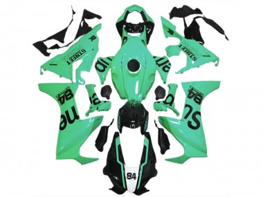 Carenados Moto Honda CBR1000RR 2017-2023 - Especial Verde Negro Brillante Street Flava Fábrica
