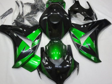 Carenados Moto Honda CBR1000RR 2008-2011 - Verde Negro Brillante Fábrica