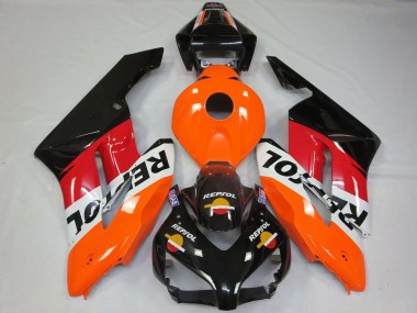 Carenados Moto Honda CBR1000RR 2004-2005 - Naranja Blanco Rojo Negro Brillante Repsol Fábrica