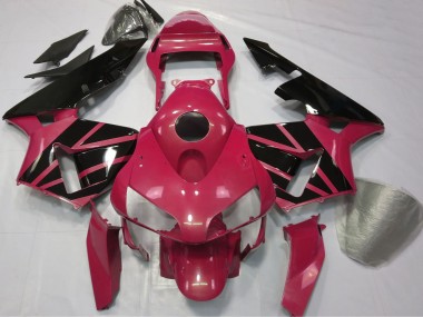 Carenados Moto Honda CBR600RR 2003-2004 - Rojo Negro Brillante Raya Fábrica