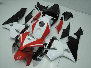 Kits Carenado Moto Honda CBR600RR 2005-2006 - Blanco Rojo Negro Fábrica
