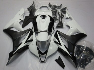 Kits Carenado Moto Honda CBR600RR 2007-2008 - Blanco Negro Mate Fábrica