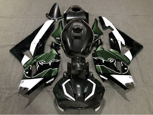 Carenados Moto Honda CBR600RR 2013-2023 - Negro FibraCarbono Blanco Verde Toro Fábrica