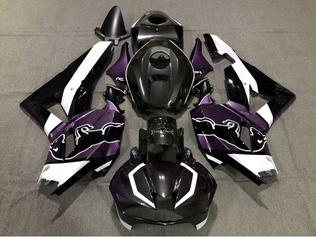 Carenados Moto Honda CBR600RR 2013-2023 - Negro FibraCarbono Blanco Púrpura Toro Fábrica