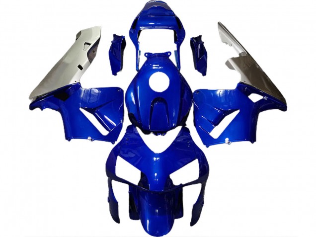 Carenados Moto Honda CBR600RR 2003-2004 - Plata Azul Fábrica