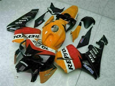 Carenados Moto Honda CBR600RR 2005-2006 - Naranja Blanco Rojo Negro Repsol Fábrica