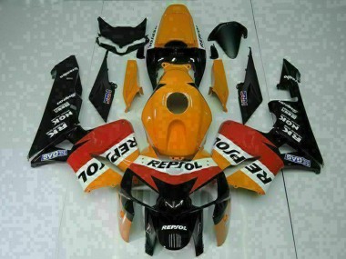 Carenados Moto Honda CBR600RR 2005-2006 - Naranja Blanco Rojo Negro Repsol Fábrica