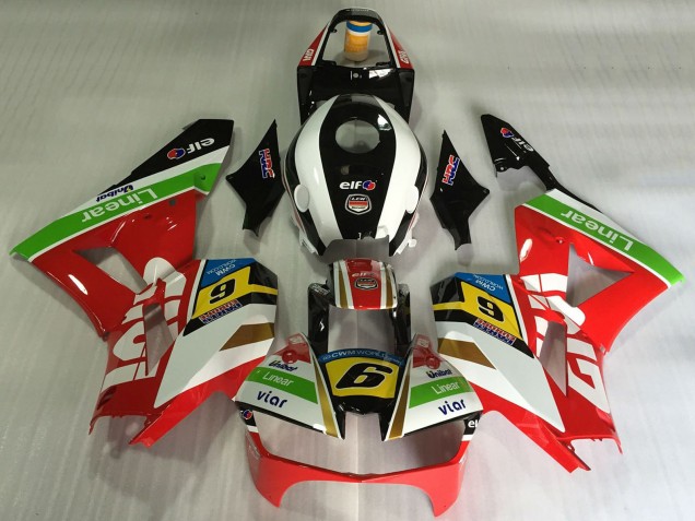Carenados Moto Honda CBR600RR 2013-2023 - Blanco Rojo Verde Amarillo Negro Brillante Givi 6 Fábrica