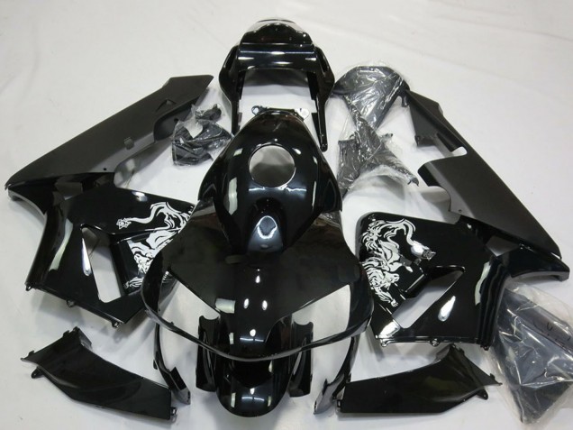 Carenados Moto Honda CBR600RR 2003-2004 - Negro Brillante Especial Diseño Fábrica