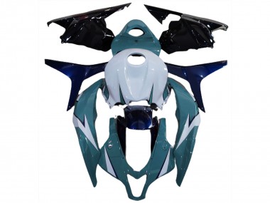 Kits Carenado Moto Honda CBR600RR 2009-2012 - Blanco Azul Negro Brillante Fábrica