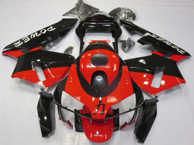 Carenados Moto Honda CBR600RR 2003-2004 - Rojo Negro Brillante Power Fábrica