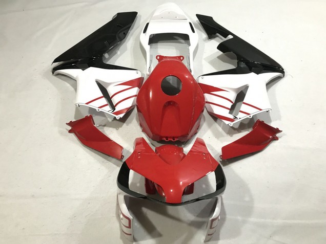 Carenados Moto Honda CBR600RR 2003-2004 - Blanco Rojo Negro Brillante Fábrica