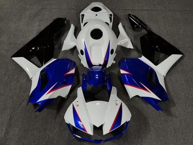 Carenados Moto Honda CBR600RR 2013-2023 - Blanco Azul Negro Brillante Fábrica