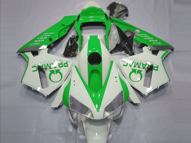 Carenados Moto Honda CBR600RR 2003-2004 - Blanco Verde Pramac Fábrica