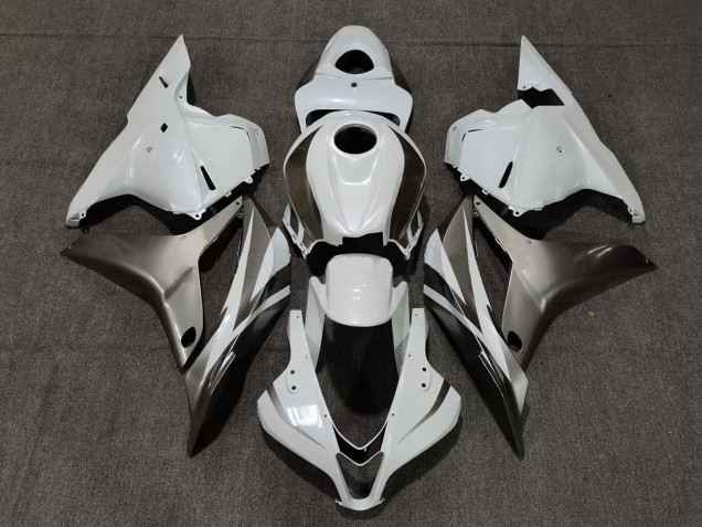 Carenados Moto Honda CBR600RR 2009-2012 - Blanco Plata Negro Brillante Fábrica