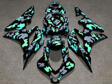 Carenados Moto Honda CBR600RR 2007-2008 - Verde Gris Camouflage Fábrica