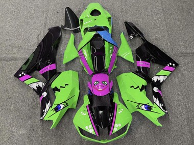 Carenados Moto Honda CBR600RR 2013-2026 - Verde Azul Púrpura Negro Brillante Tiburón Fábrica