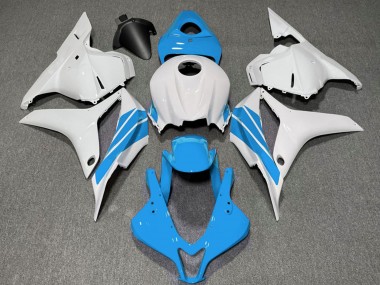 Carenados Moto Honda CBR600RR 2009-2012 - Blanco Azul Claro Raya Fábrica