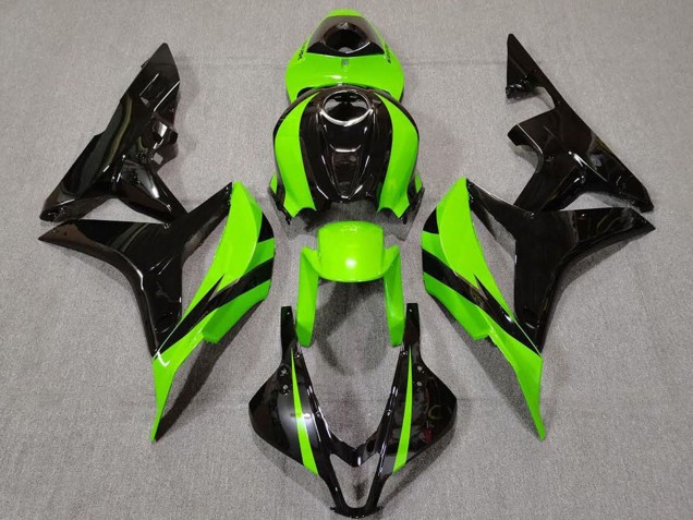 Carenado Moto Honda CBR600RR 2007-2008 - Verde Negro Brillante Fábrica
