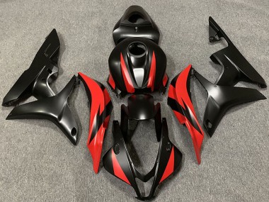 Carenados Moto Honda CBR600RR 2007-2008 - Rojo Negro Mate Fábrica