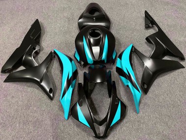 Carenados Moto Honda CBR600RR 2007-2008 - Cian Azul Negro Mate Fábrica