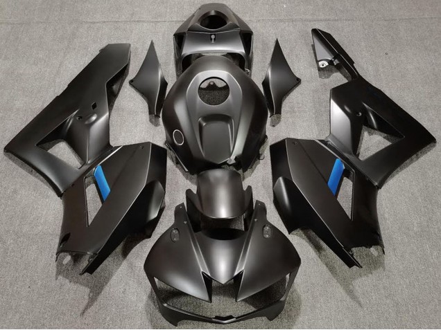 Carenados Moto Honda CBR600RR 2013-2026 - Negro Mate Azul Claro Fábrica