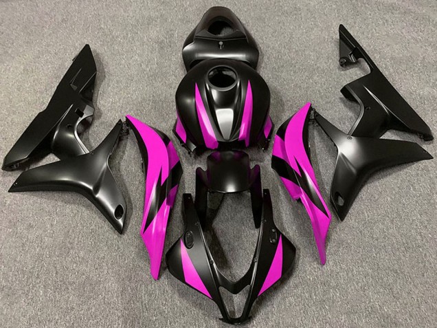 Carenado Moto Honda CBR600RR 2007-2008 - Rosa Negro Mate Fábrica