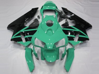 Carenados Moto Honda CBR600RR 2003-2004 - Verde Menta Negro Brillante Fábrica