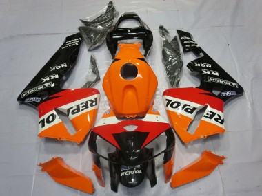Carenados Moto Honda CBR600RR 2005-2006 - Naranja Rojo Blanco Negro Repsol OEM Estilo Fábrica