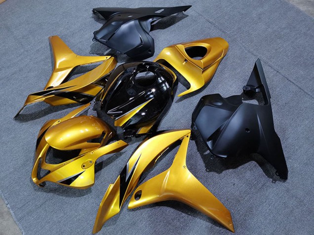Carenados Moto Honda CBR600RR 2009-2012 - Oro Negro Brillante Negro Mate OEM Estilo Fábrica