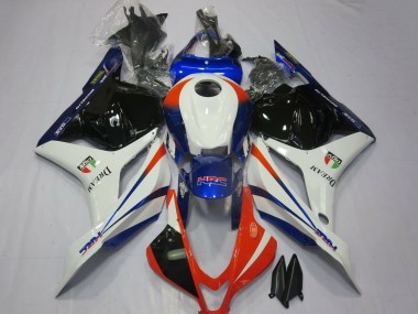 Carenados Moto Honda CBR600RR 2009-2012 - Blanco Azul Rojo Negro Brillante Fábrica