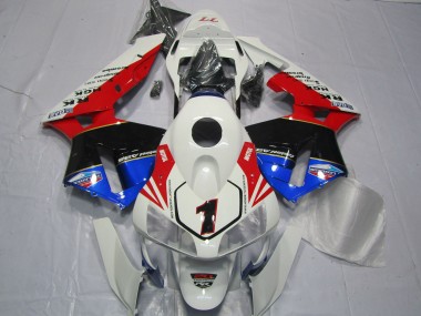 Carenados Moto Honda CBR600RR 2003-2004 - Blanco Rojo Azul Negro Brillante EuroBet Fábrica