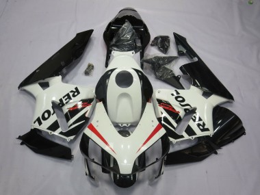 Carenados Moto Honda CBR600RR 2003-2004 - Blanco Rojo Negro Brillante Repsol OEM Estilo Fábrica