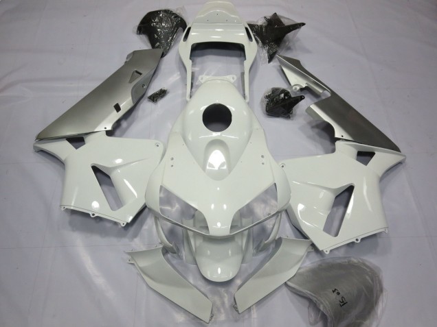 Carenados Moto Honda CBR600RR 2003-2004 - Plata Blanco Fábrica