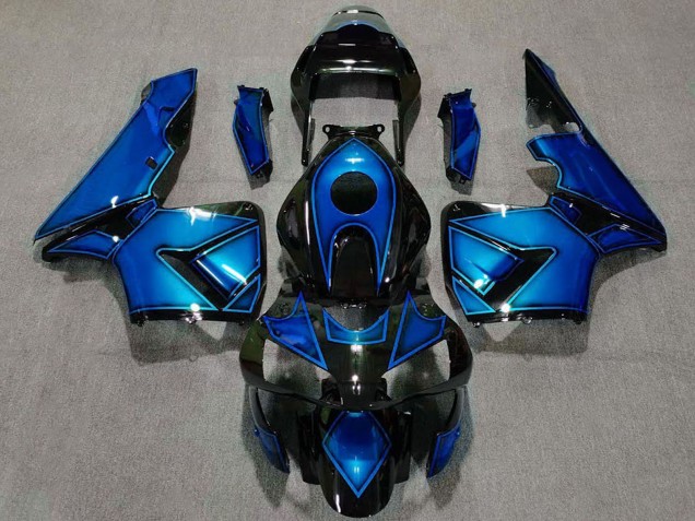 Carenados Moto Honda CBR600RR 2003-2004 - Azul Negro Brillante Fábrica