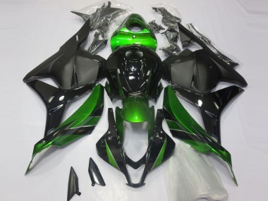 Carenados Moto Honda CBR600RR 2009-2012 - Verde Negro Brillante Negro Mate Fábrica