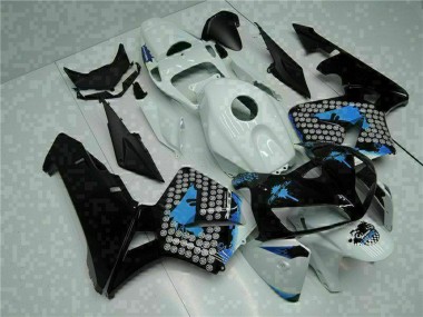 Carenados Moto Honda CBR600RR 2005-2006 - Blanco Negro Verde Fábrica