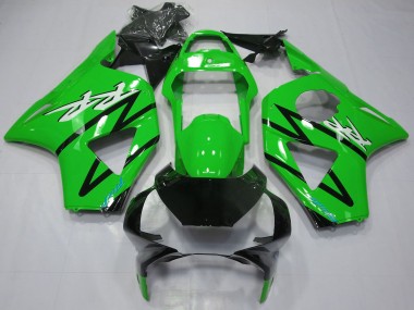 Carenado Moto Honda CBR954RR 2002-2003 - Verde Negro Brillante Fábrica