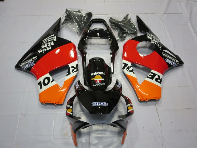 Carenados Moto Honda CBR954RR 2002-2003 - Naranja Blanco Rojo Negro Repsol Fábrica
