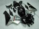 Carenados Moto Honda CBR600RR 2005-2006 - Negro Brillante Plata Fábrica