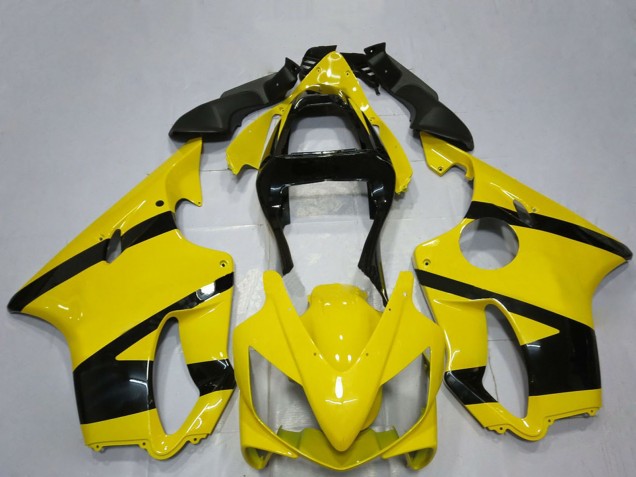 Carenados Moto Honda CBR600 F4i 2001-2003 - Amarillo Negro Brillante Fábrica