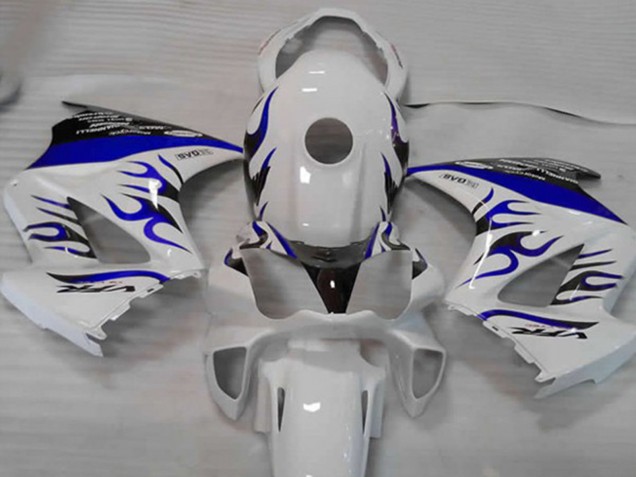 Carenados Moto Honda VFR 800 2002-2013 - Blanco Azul Llama Fábrica