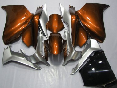 Carenados Moto Honda VFR 1200 2010-2014 - Plata Naranja Fábrica