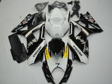 Carenados Moto Suzuki GSXR 1000 2007-2008 - Blanco Amarillo Negro The Witcher Fábrica