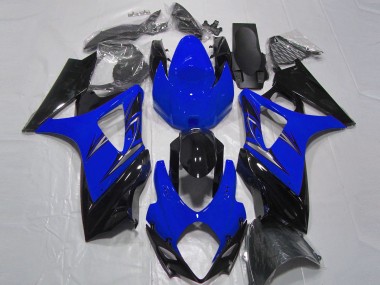 Carenado Moto Suzuki GSXR 1000 2007-2008 - Azul Negro Brillante Fábrica