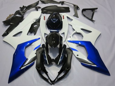 Carenados Moto Suzuki GSXR 1000 2005-2006 - Blanco Azul Negro Fábrica