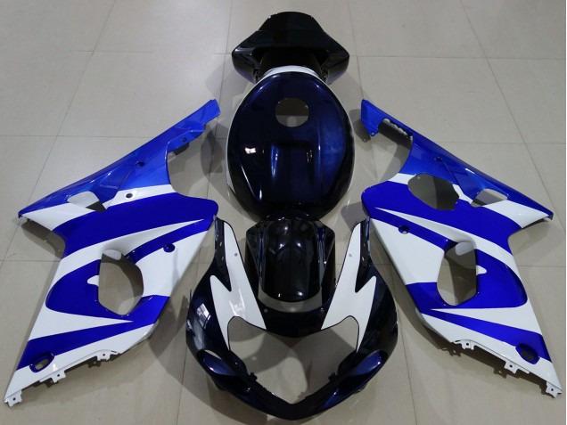 Carenados Moto Suzuki GSXR 1000 2000-2002 - Azul Blanco Negro Fábrica
