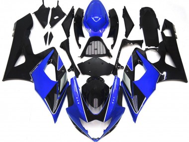 Carenados Moto Suzuki GSXR 1000 2005-2006 - Azul Negro Brillante Fábrica